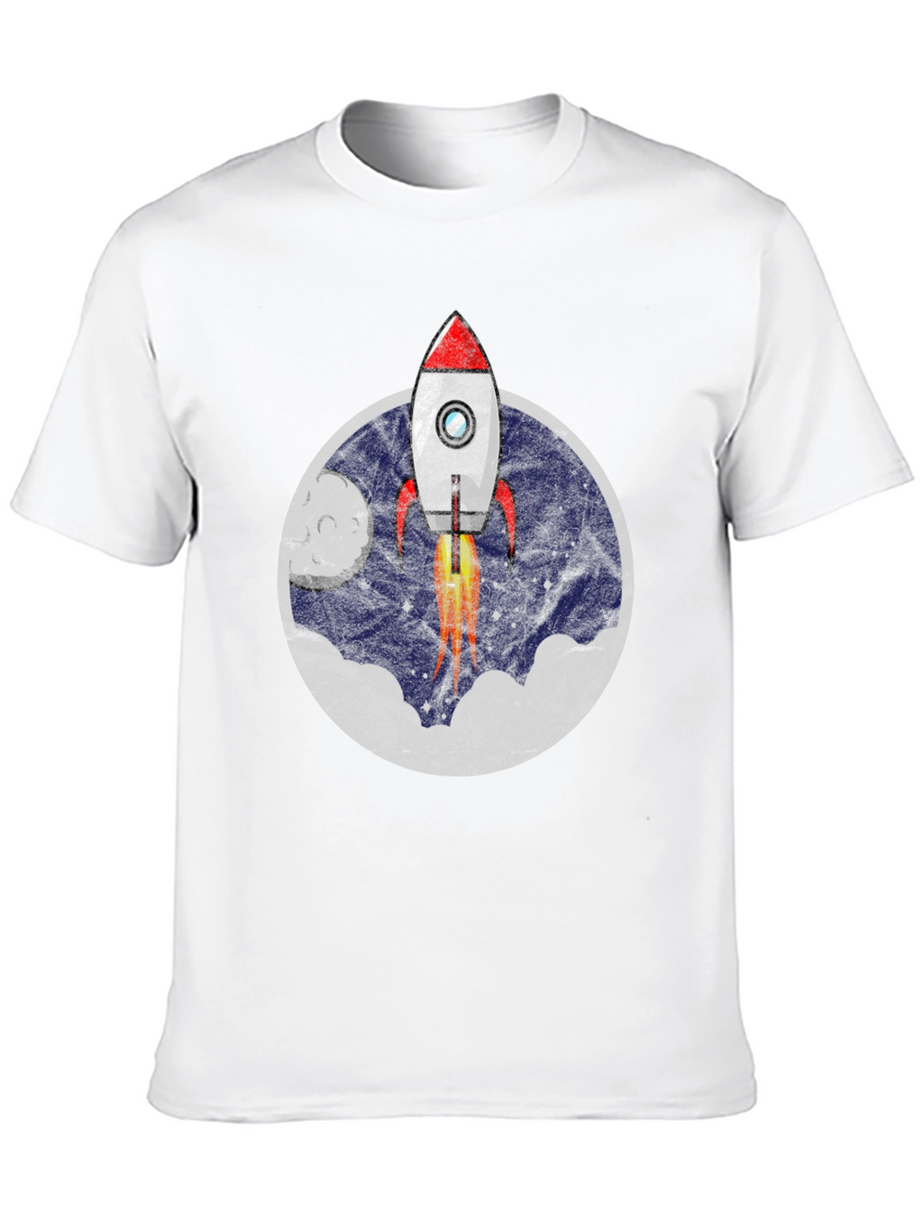 Rocket Launch T-Shirt - Retro Space Tee