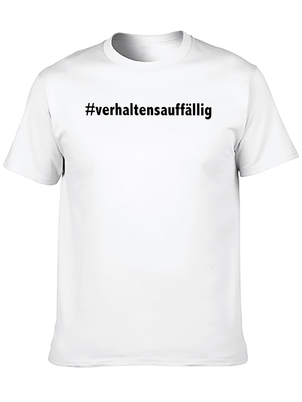 Verhaltensauffällig Black Graphic Tee
