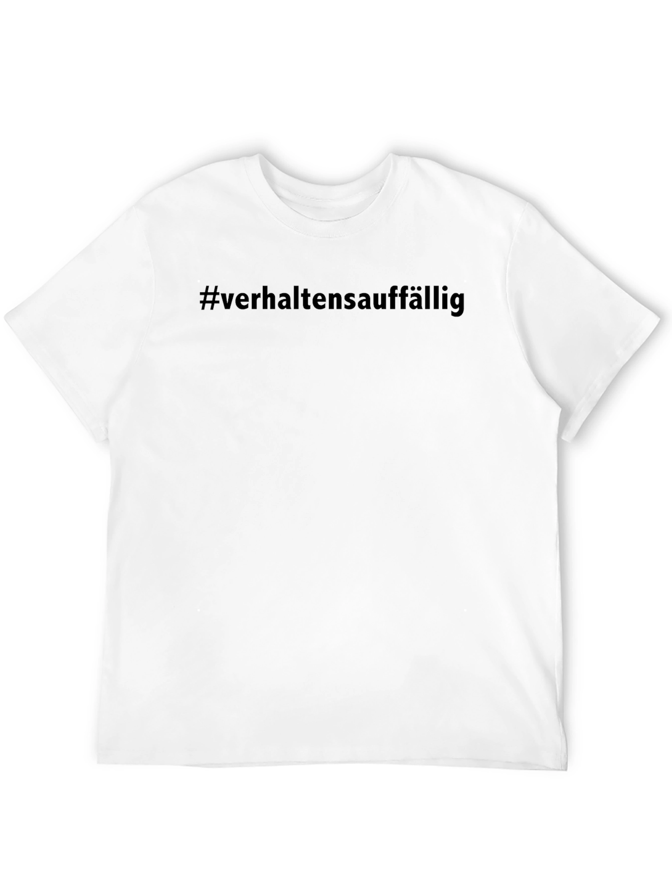 Verhaltensauffällig Black Graphic Tee