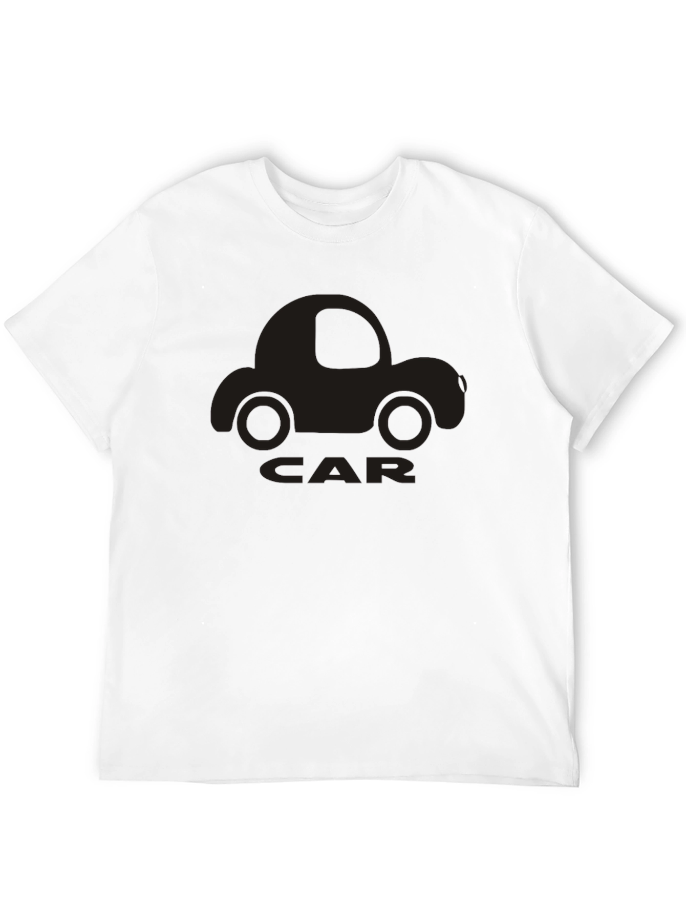 Car Graphic T-Shirt - Black Cotton Tee