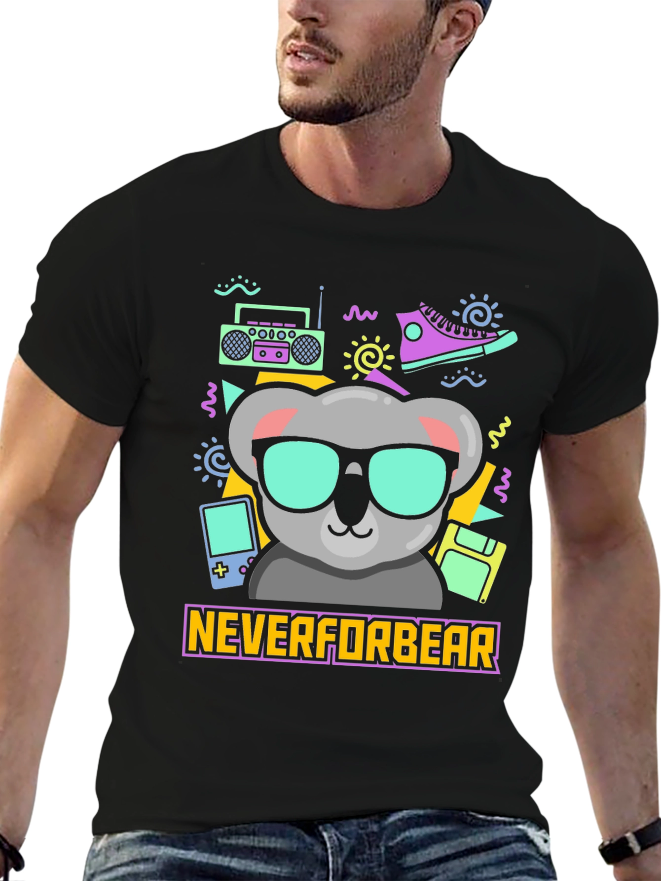 Retro Koala T-Shirt - Neverforbear Design