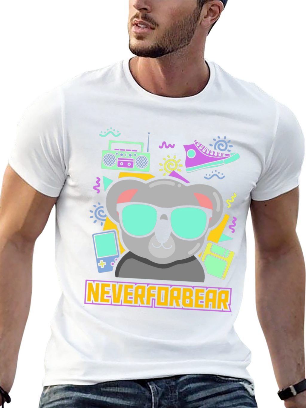 Retro Koala T-Shirt - Neverforbear Design