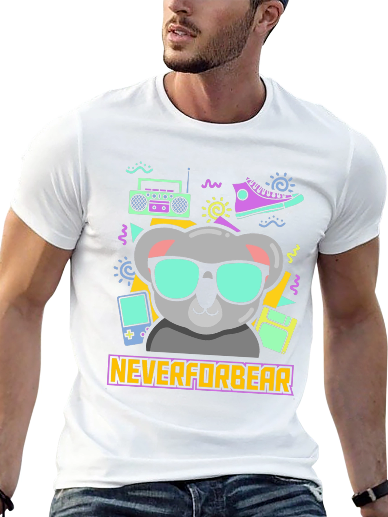 Retro Koala T-Shirt - Neverforbear Design