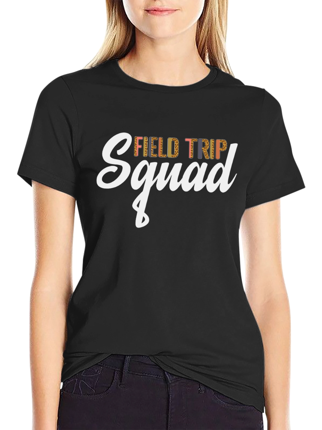 Field Trip Squad Black T-Shirt