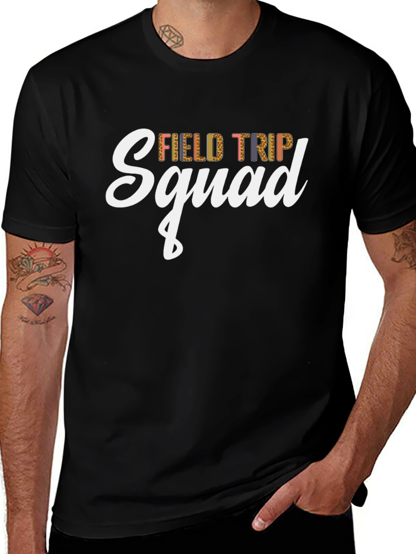 Field Trip Squad Black T-Shirt