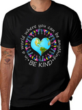 Be Kind T-Shirt World Peace Earth Heart