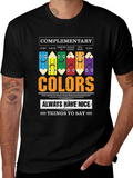 Complementary Colors Graphic T-Shirt