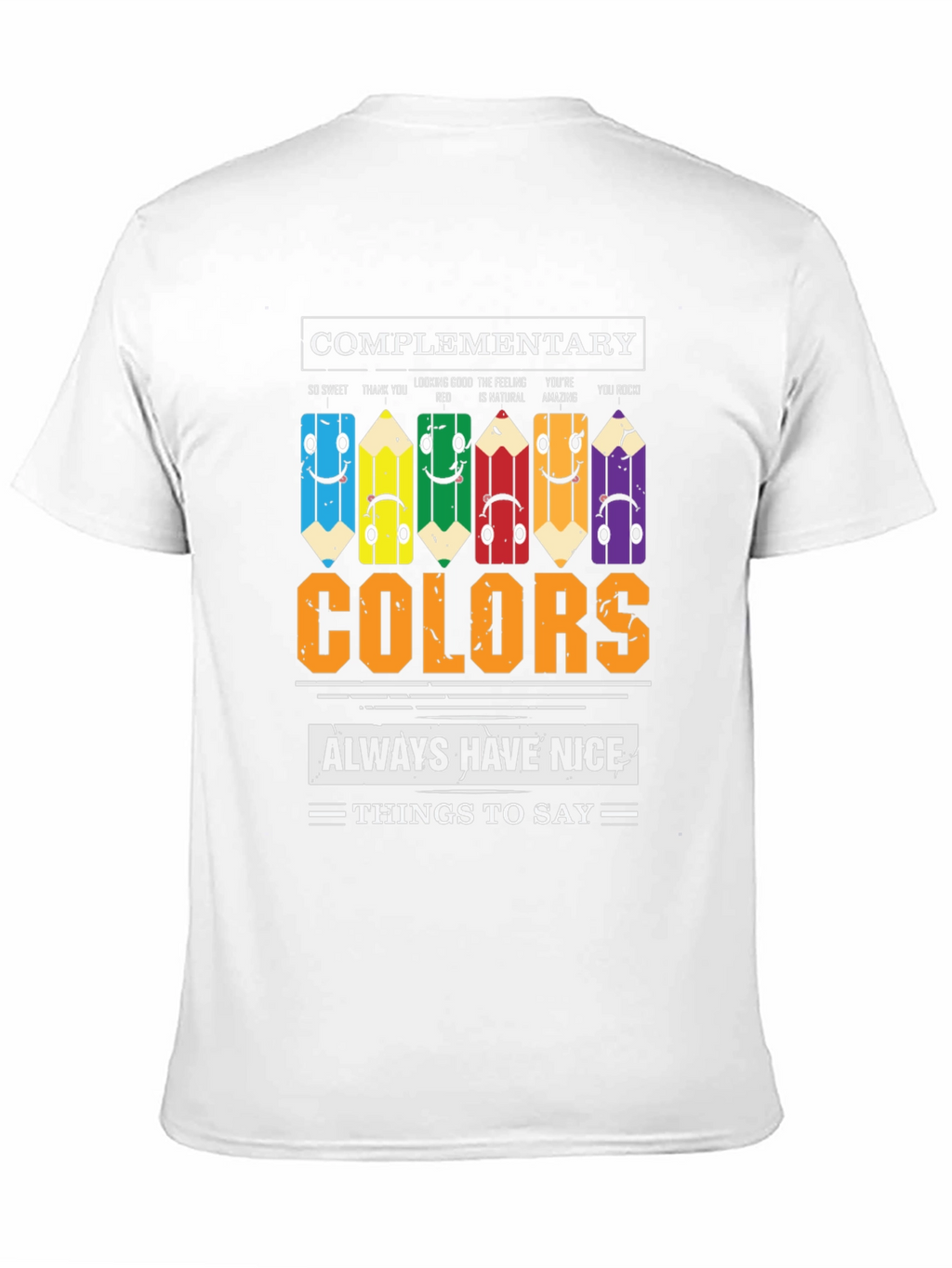 Complementary Colors Graphic T-Shirt