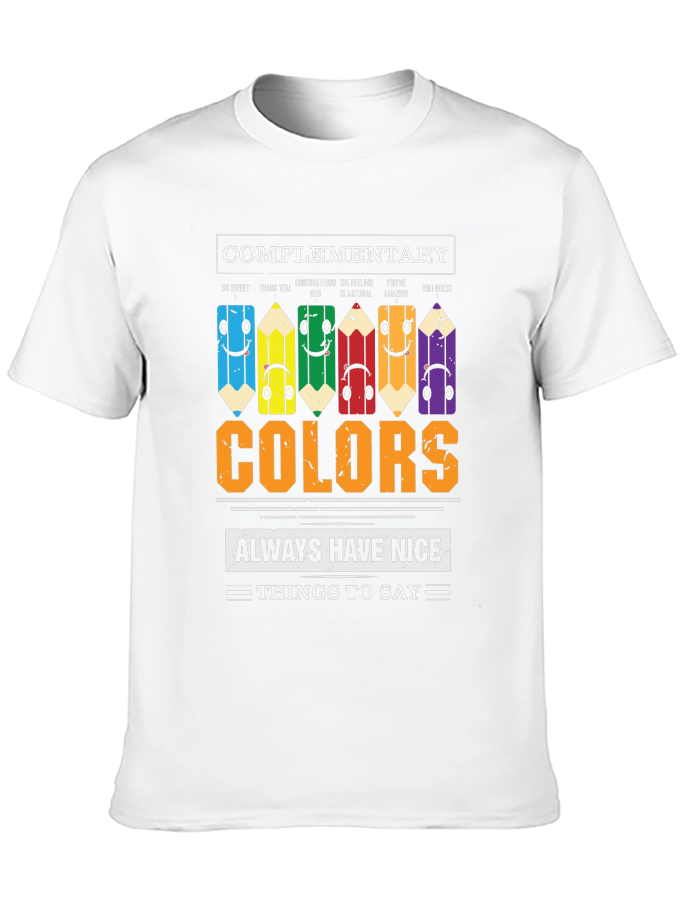 Complementary Colors Graphic T-Shirt