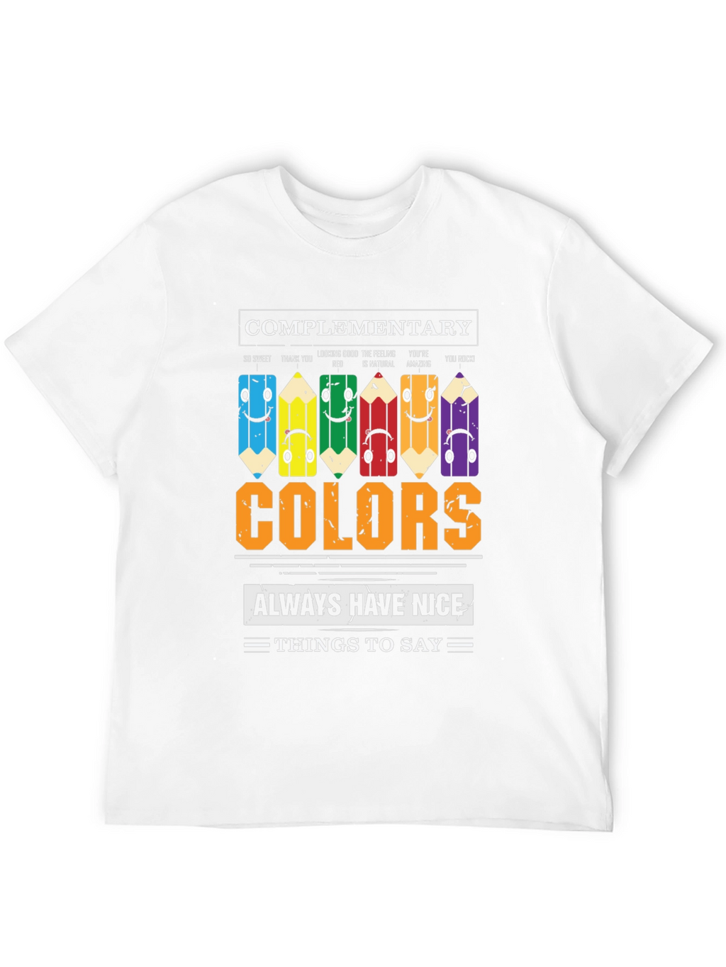 Complementary Colors Graphic T-Shirt