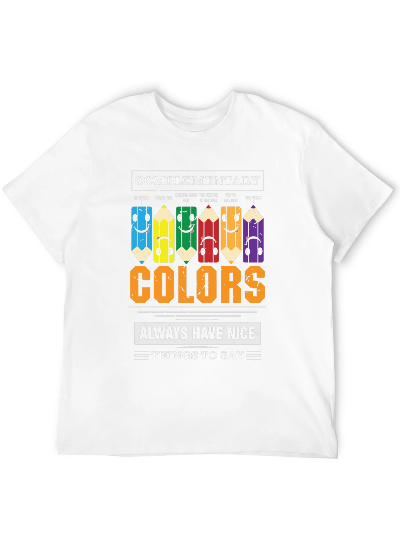 Complementary Colors Graphic T-Shirt