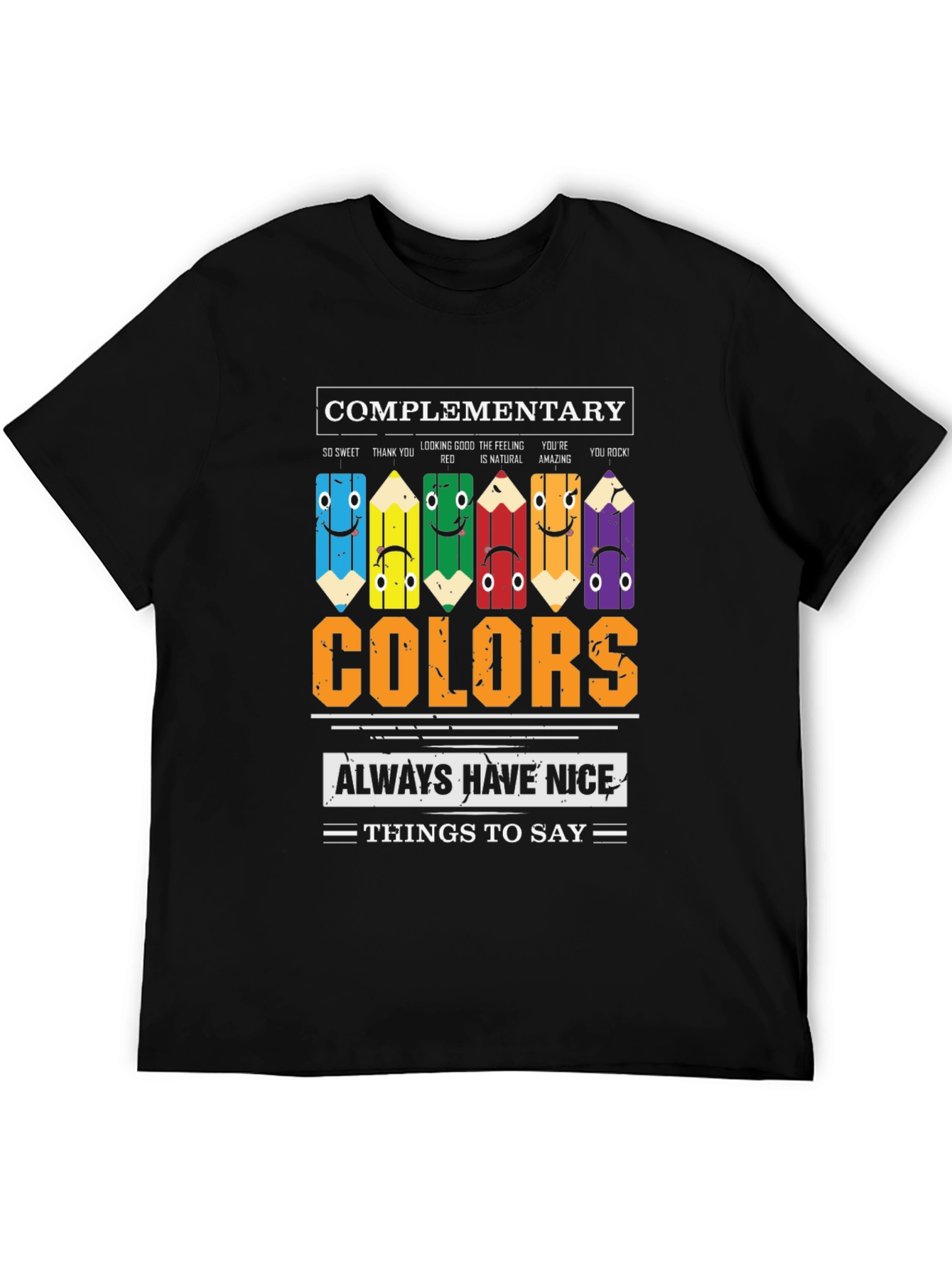 Complementary Colors Graphic T-Shirt