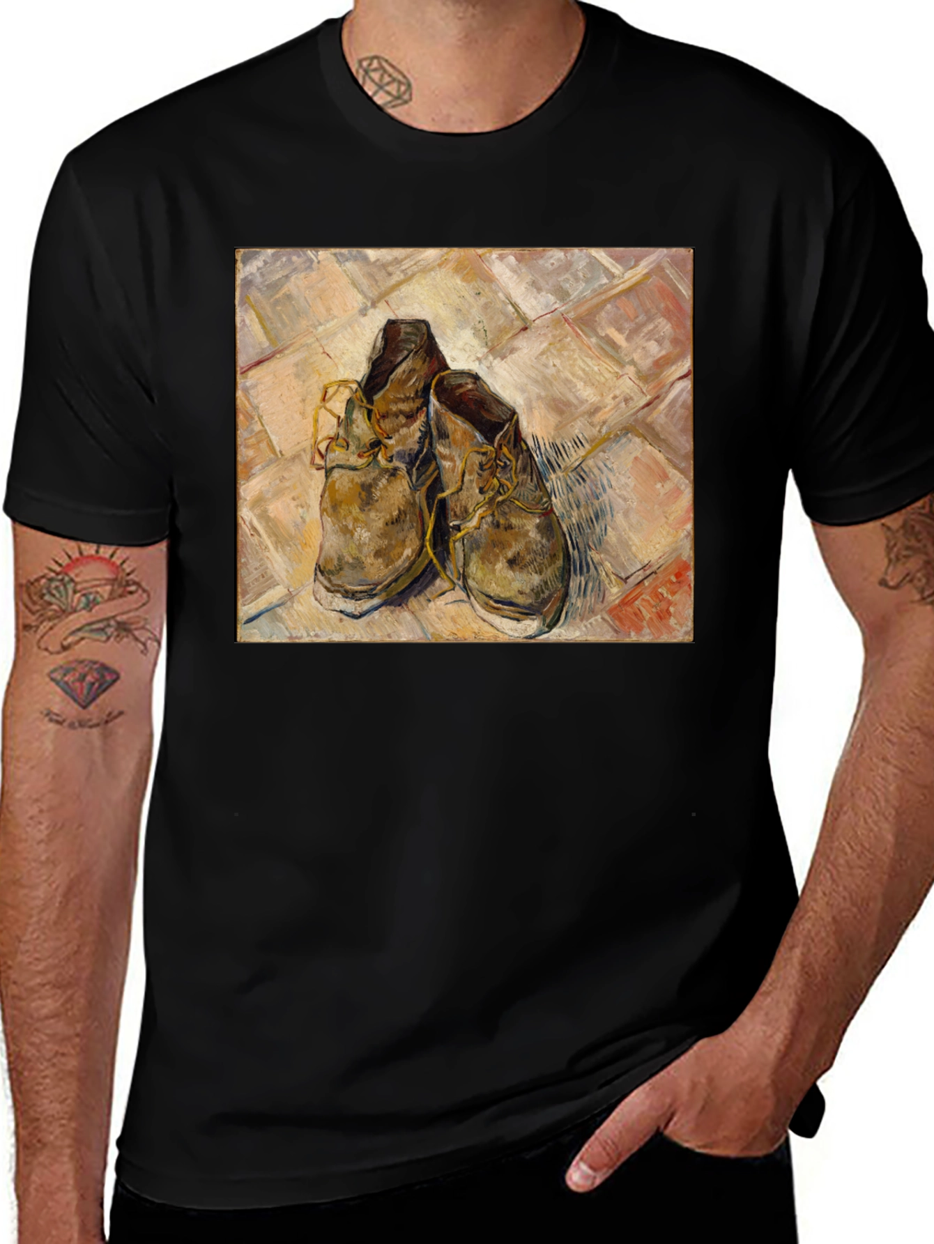Vincent Van Goghs Shoes Graphic T-Shirt