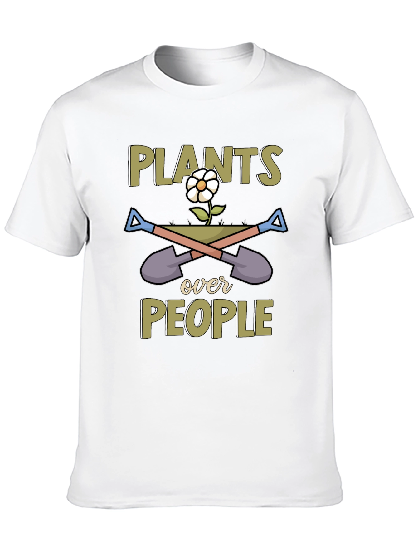 Plants Over People Graphic T-Shirt