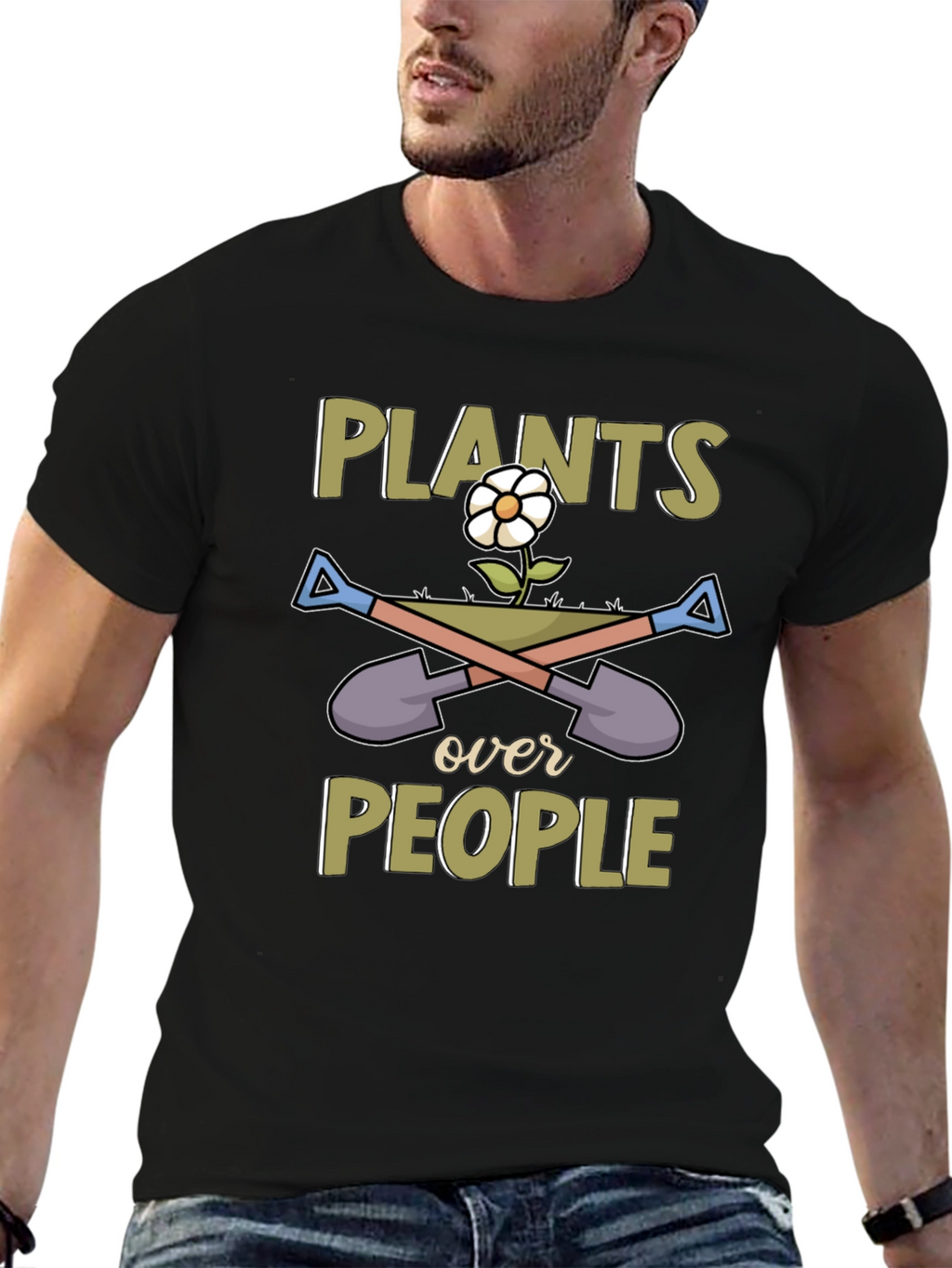 Plants Over People Graphic T-Shirt