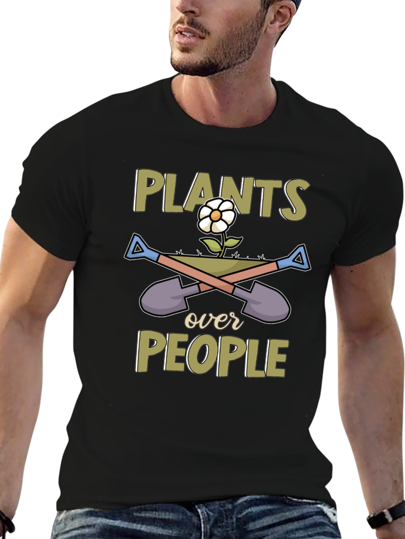 Plants Over People Graphic T-Shirt