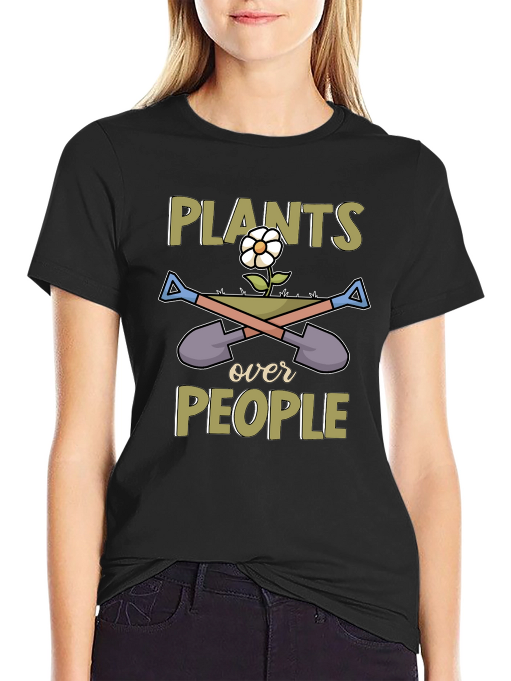 Plants Over People Graphic T-Shirt