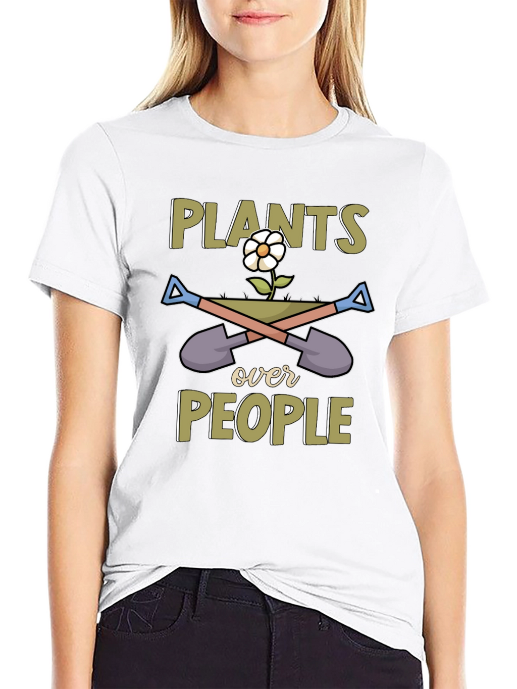 Plants Over People Graphic T-Shirt