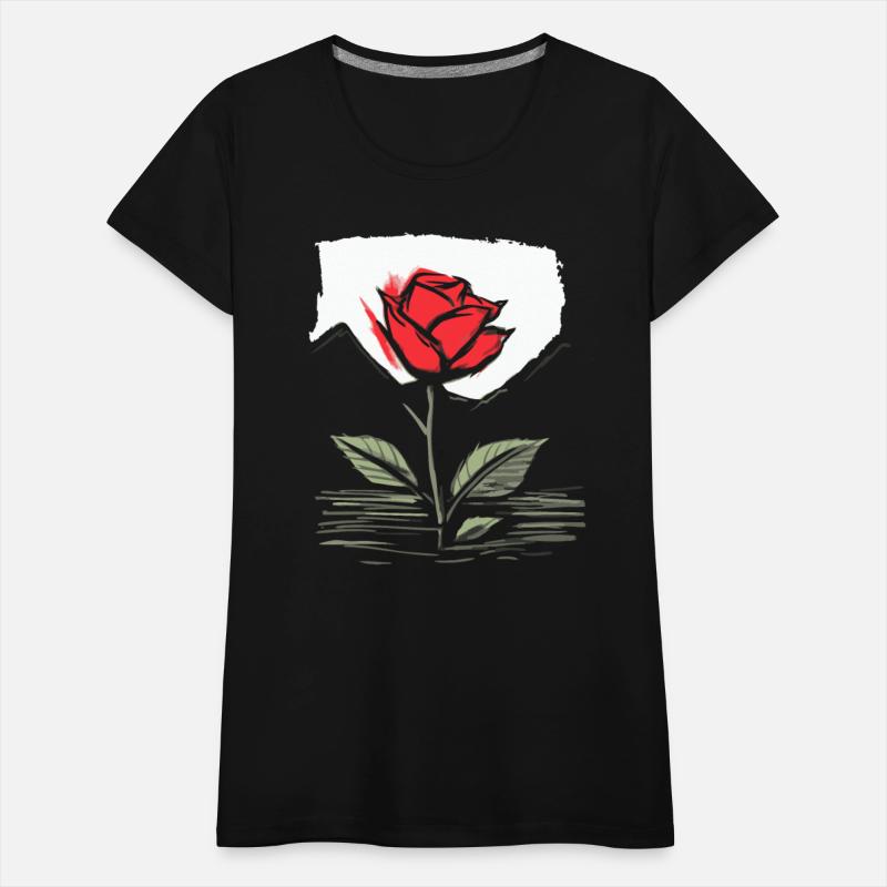 zen cartoons japan mountain rose
