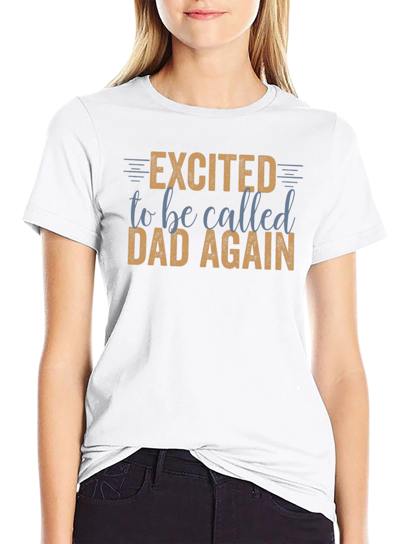 Excited to be Called Dad Again Graphic Tee