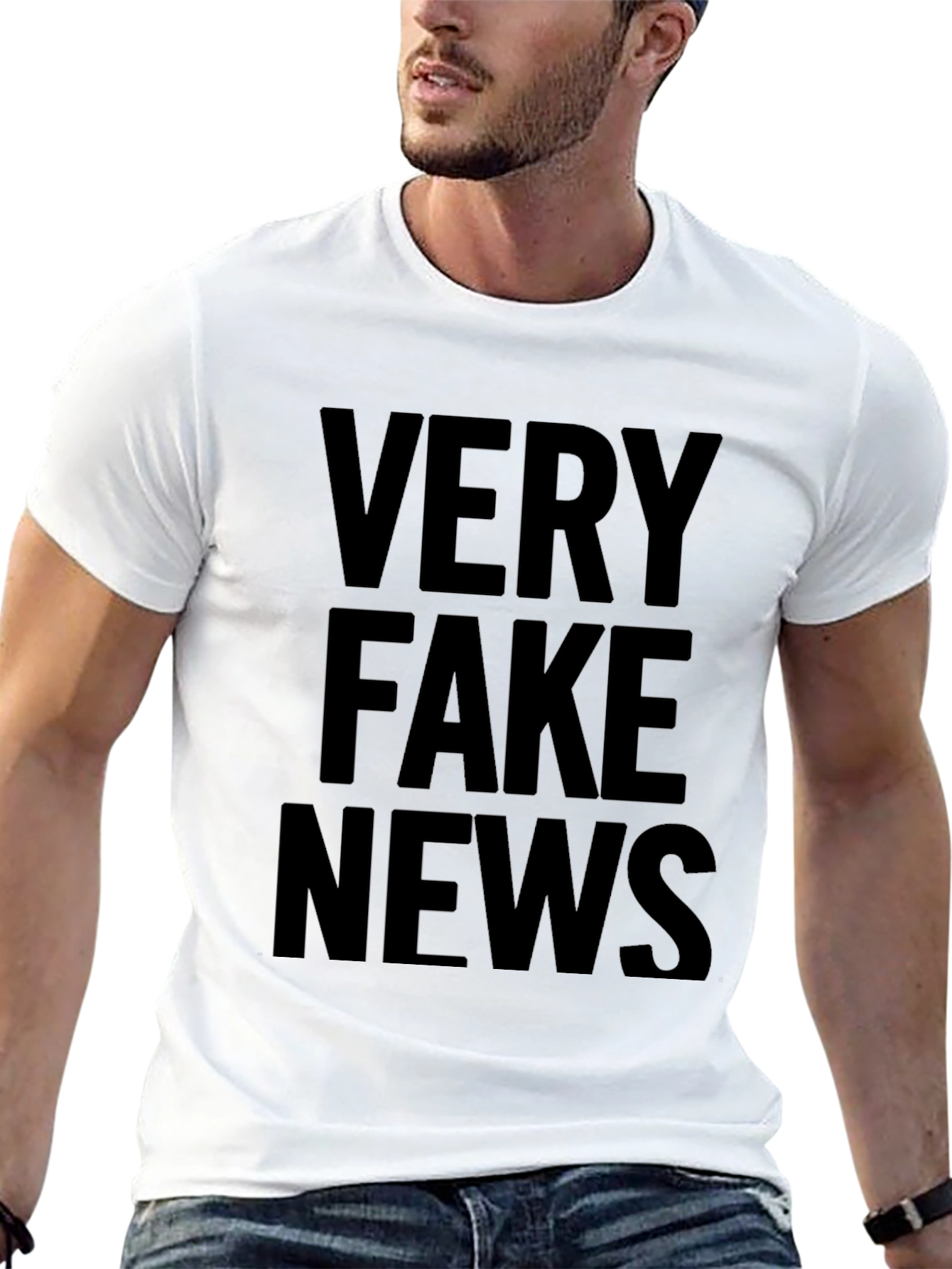 Very Fake News Graphic T-Shirt