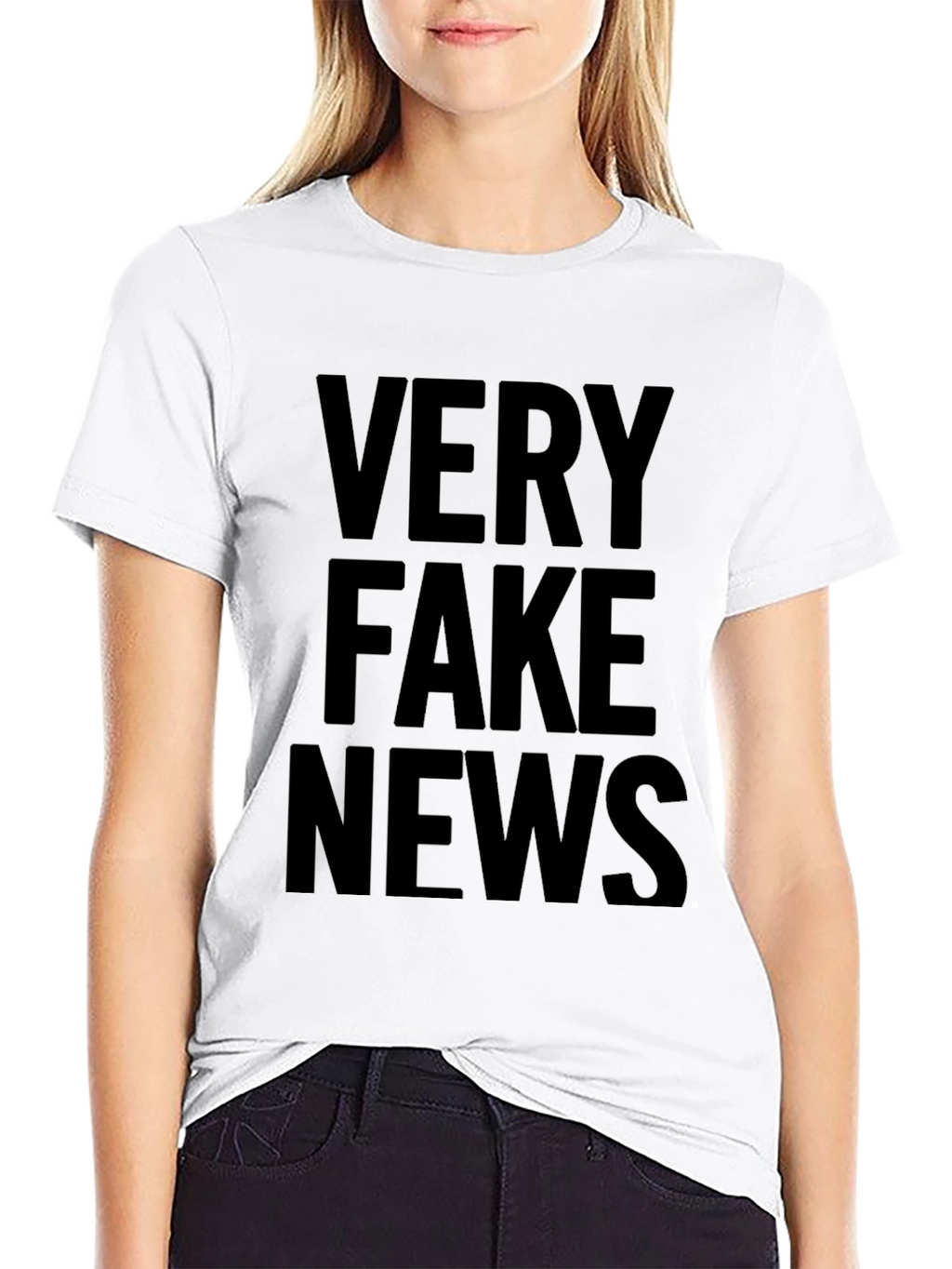 Very Fake News Graphic T-Shirt