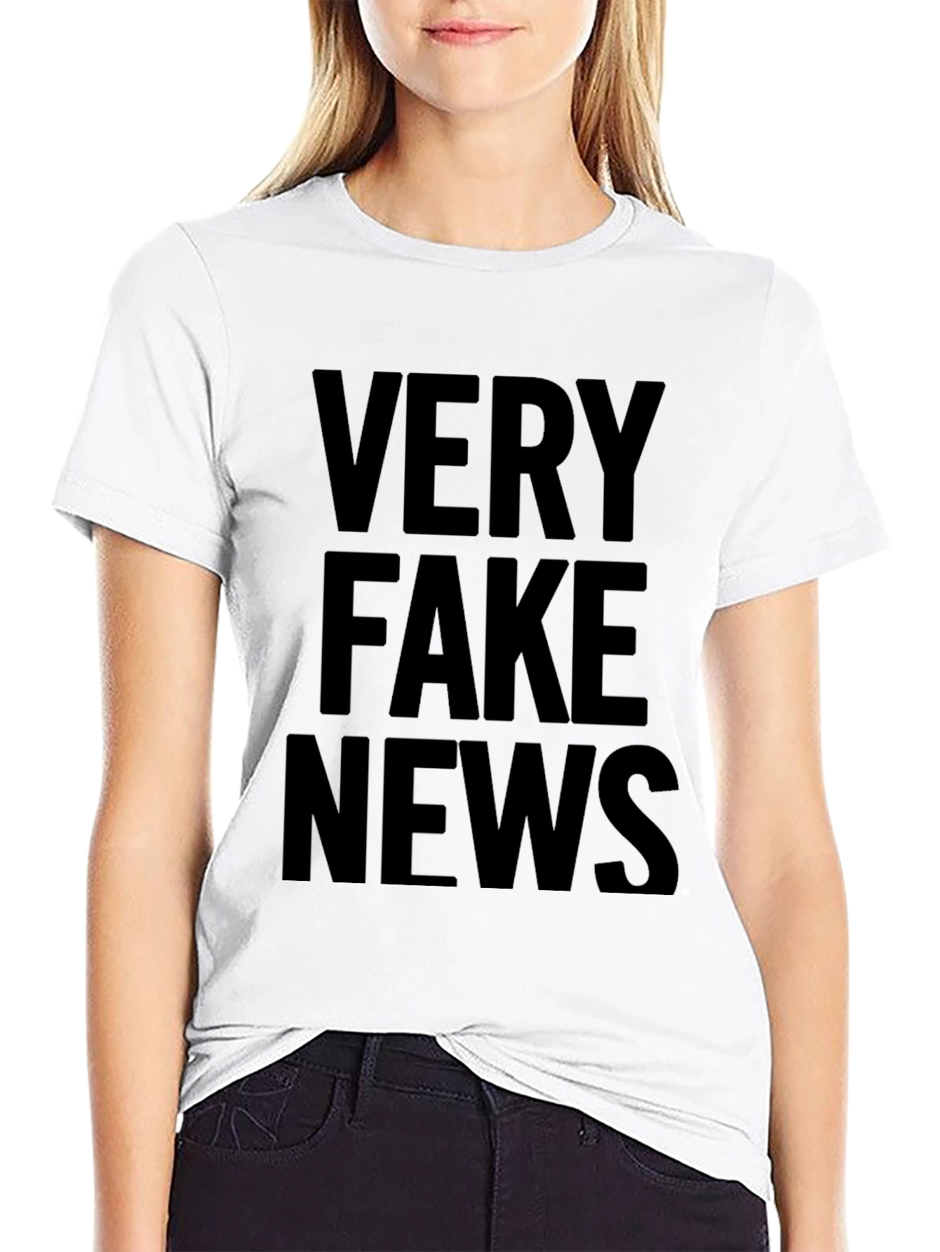 Very Fake News Graphic T-Shirt