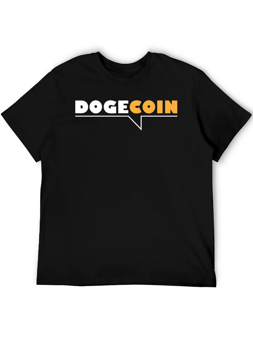 Dogecoin Graphic Tee - Black Crypto T-Shirt