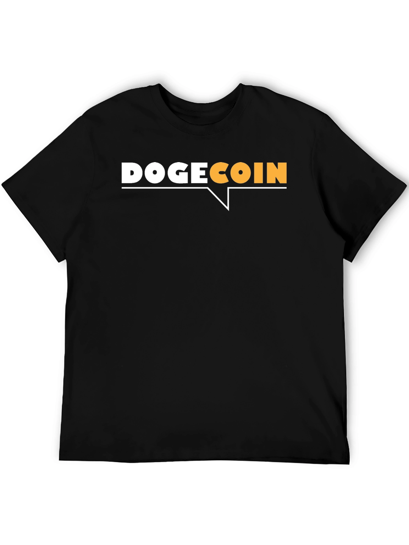Dogecoin Graphic Tee - Black Crypto T-Shirt