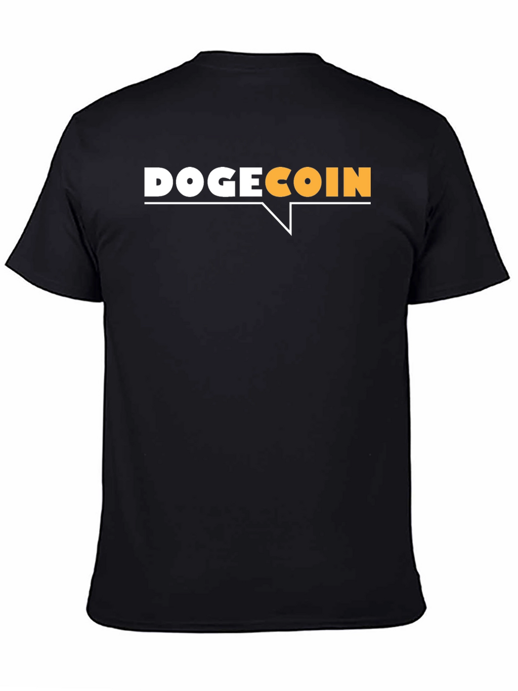 Dogecoin Graphic Tee - Black Crypto T-Shirt