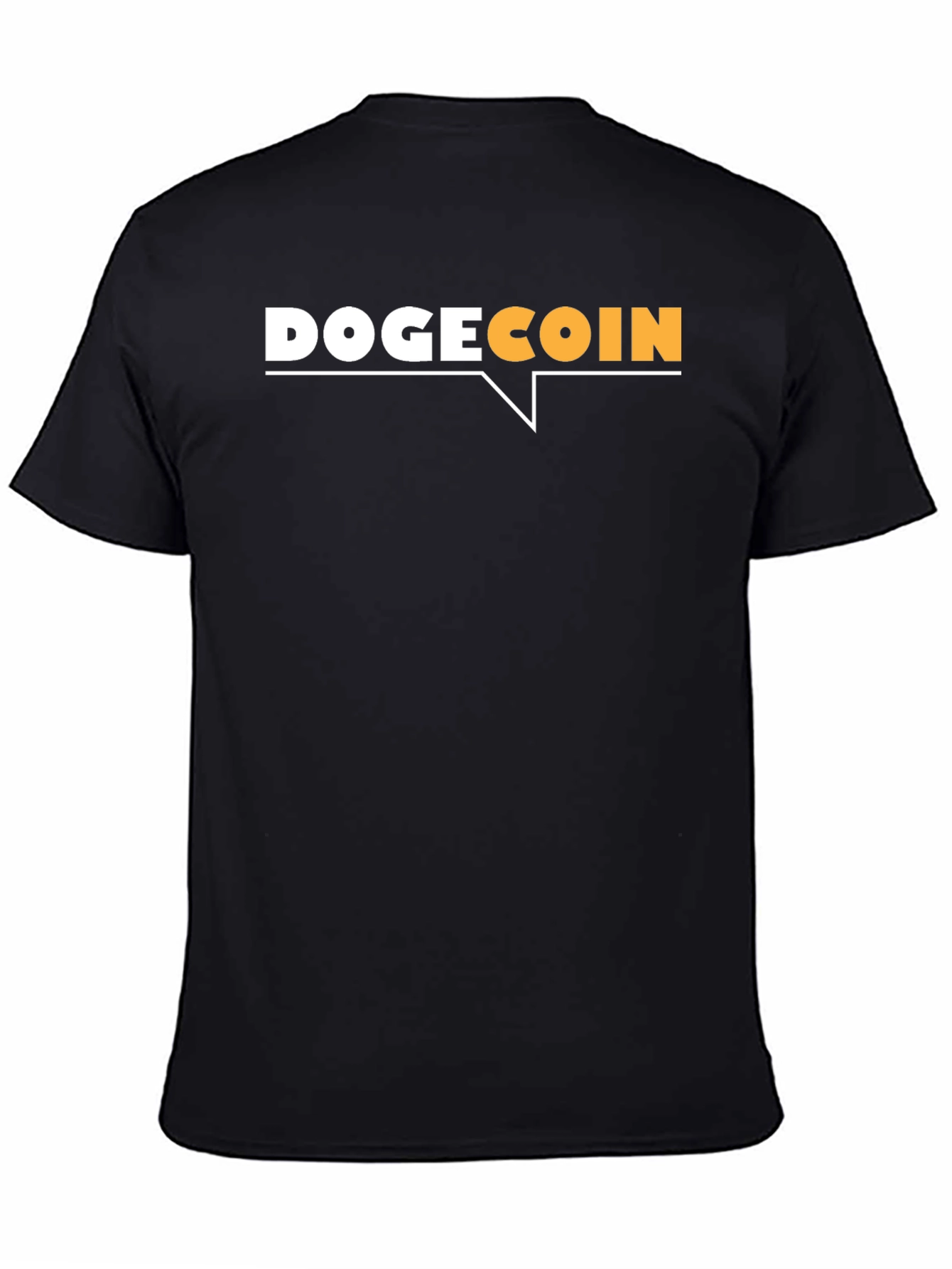 Dogecoin Graphic Tee - Black Crypto T-Shirt