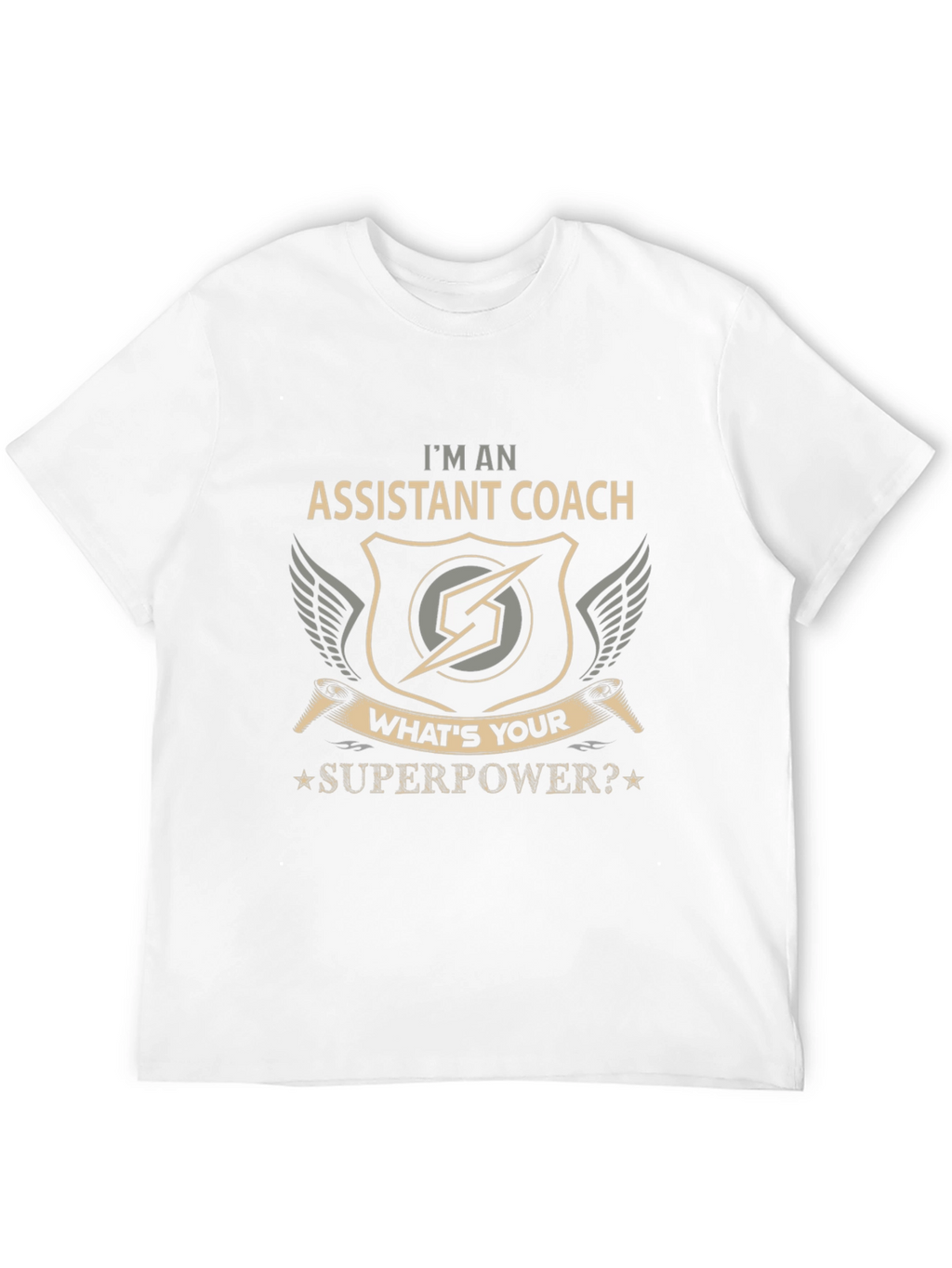 Assistant Coach Superpower Graphic T-Shirt