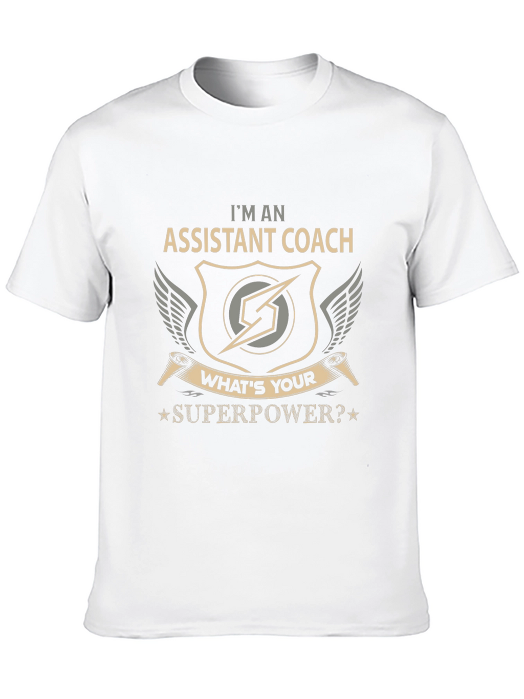 Assistant Coach Superpower Graphic T-Shirt