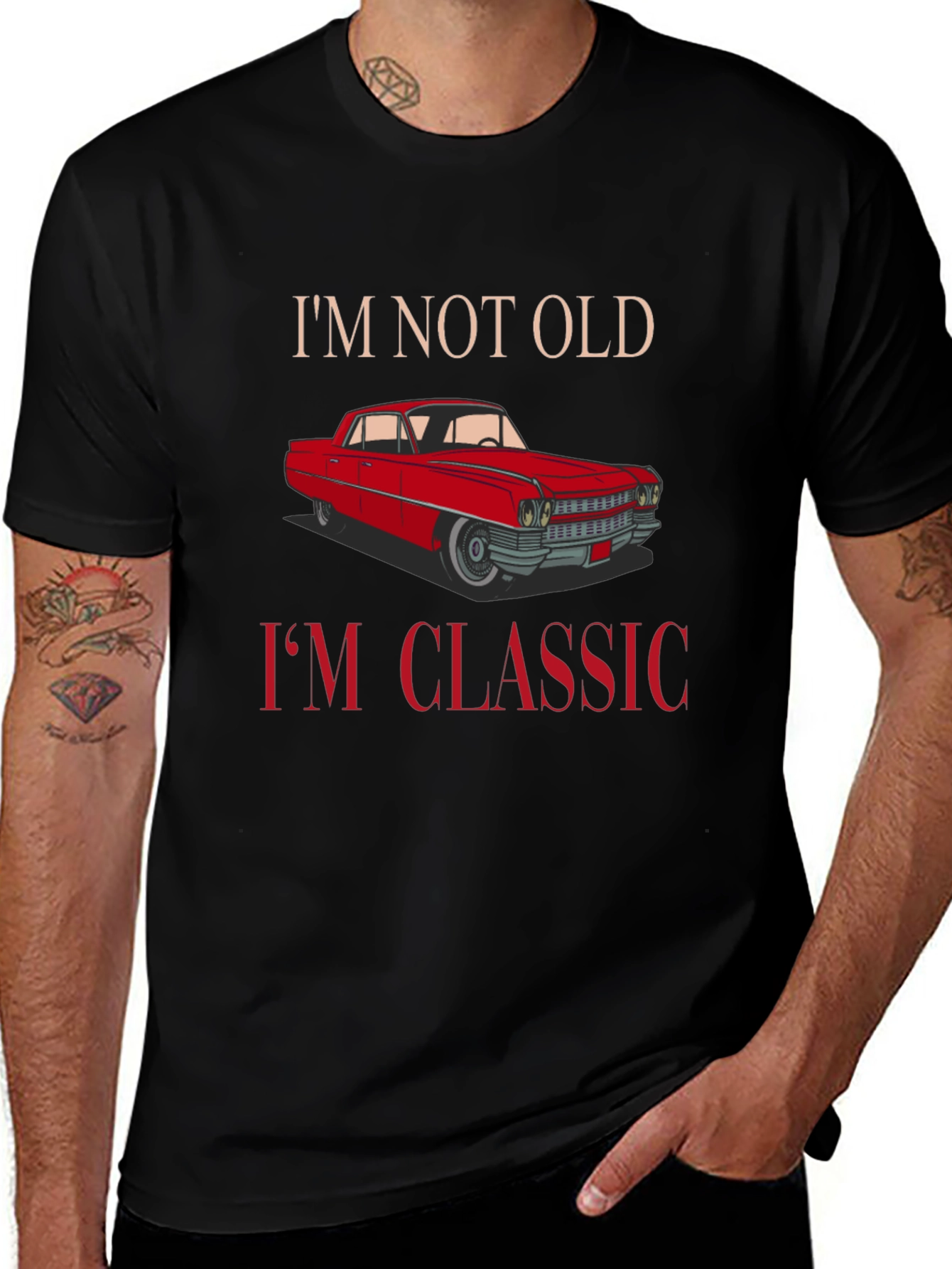 Classic Car Graphic T-Shirt - Im Not Old Im Classic