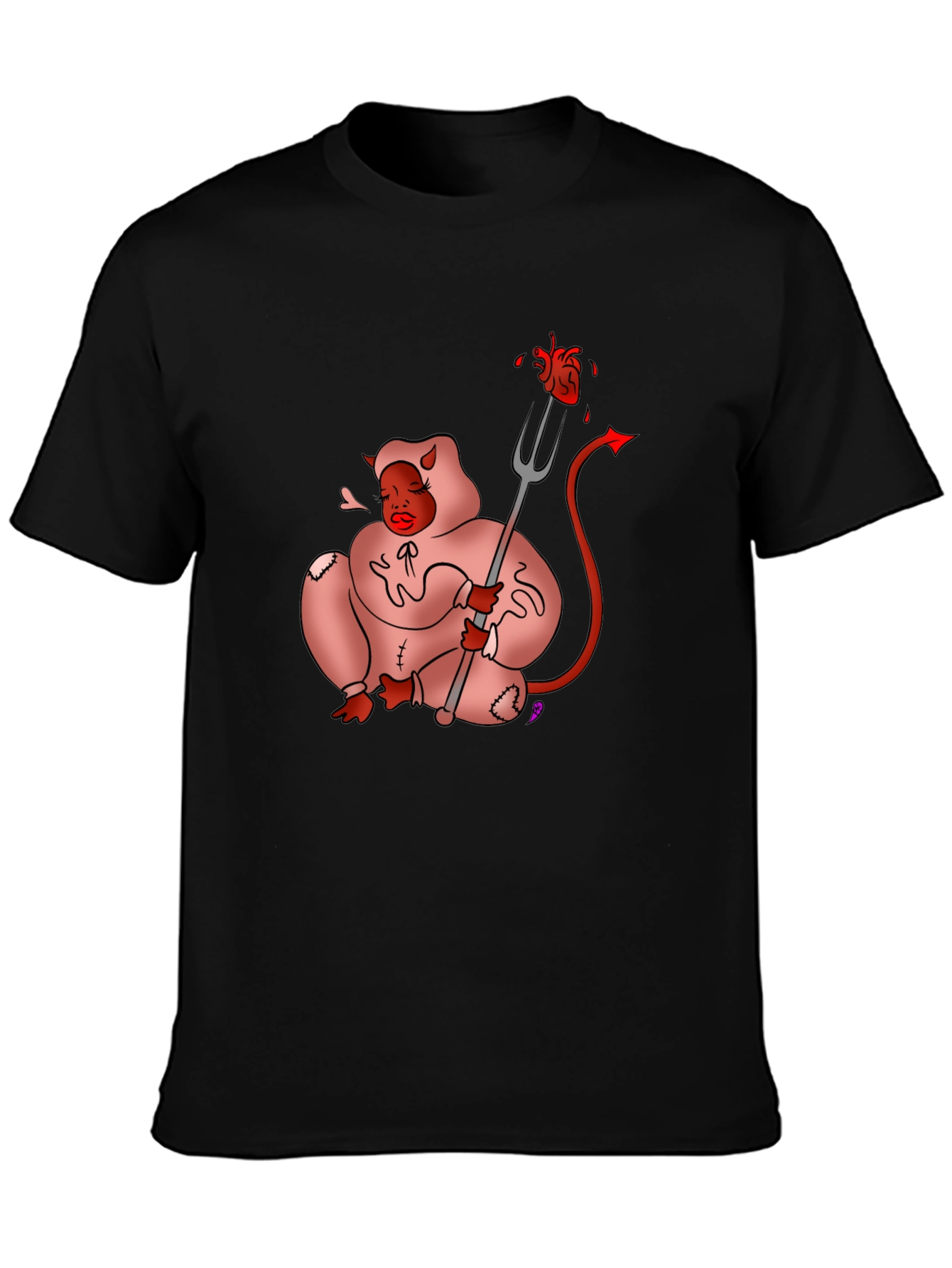 Devil Teddy Bear Graphic Tee