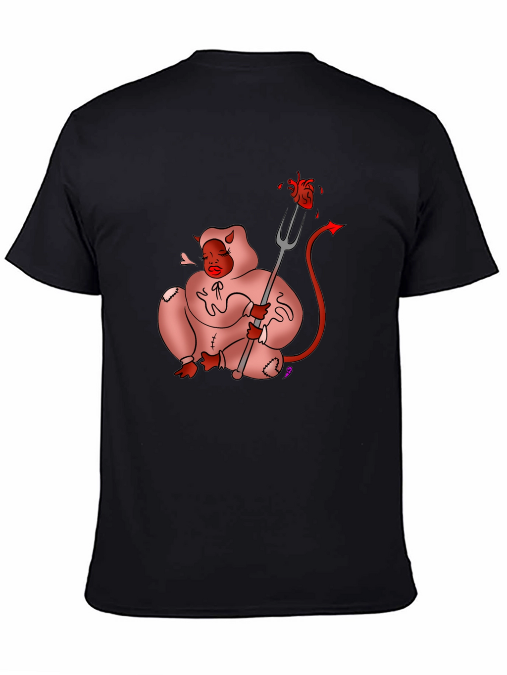 Devil Teddy Bear Graphic Tee