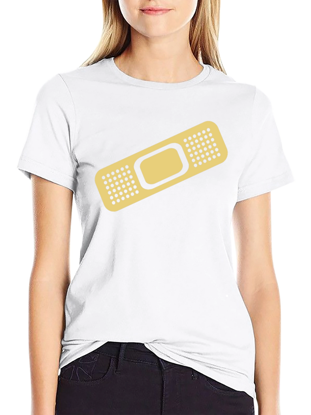 Funny Bandage Graphic T-Shirt