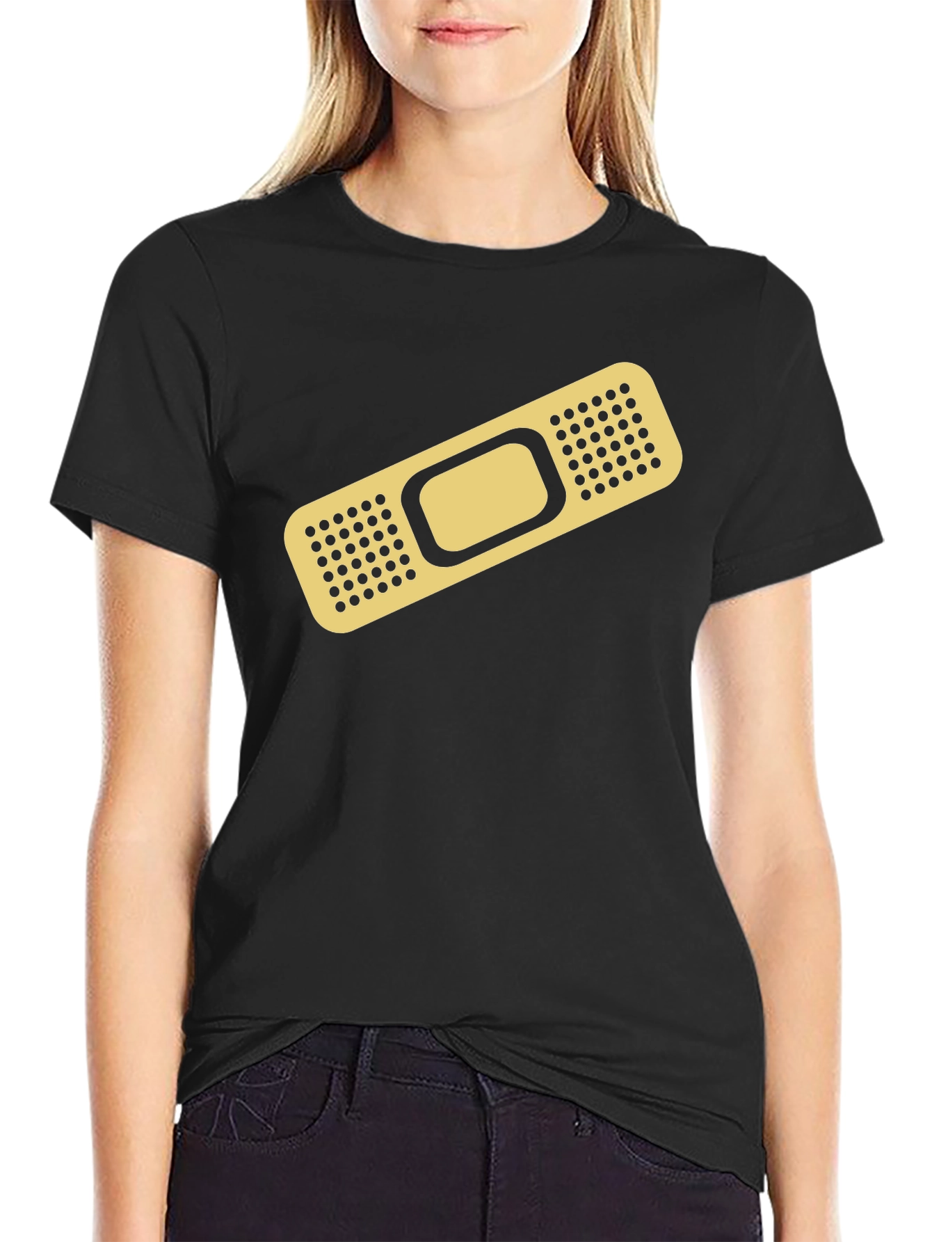 Funny Bandage Graphic T-Shirt