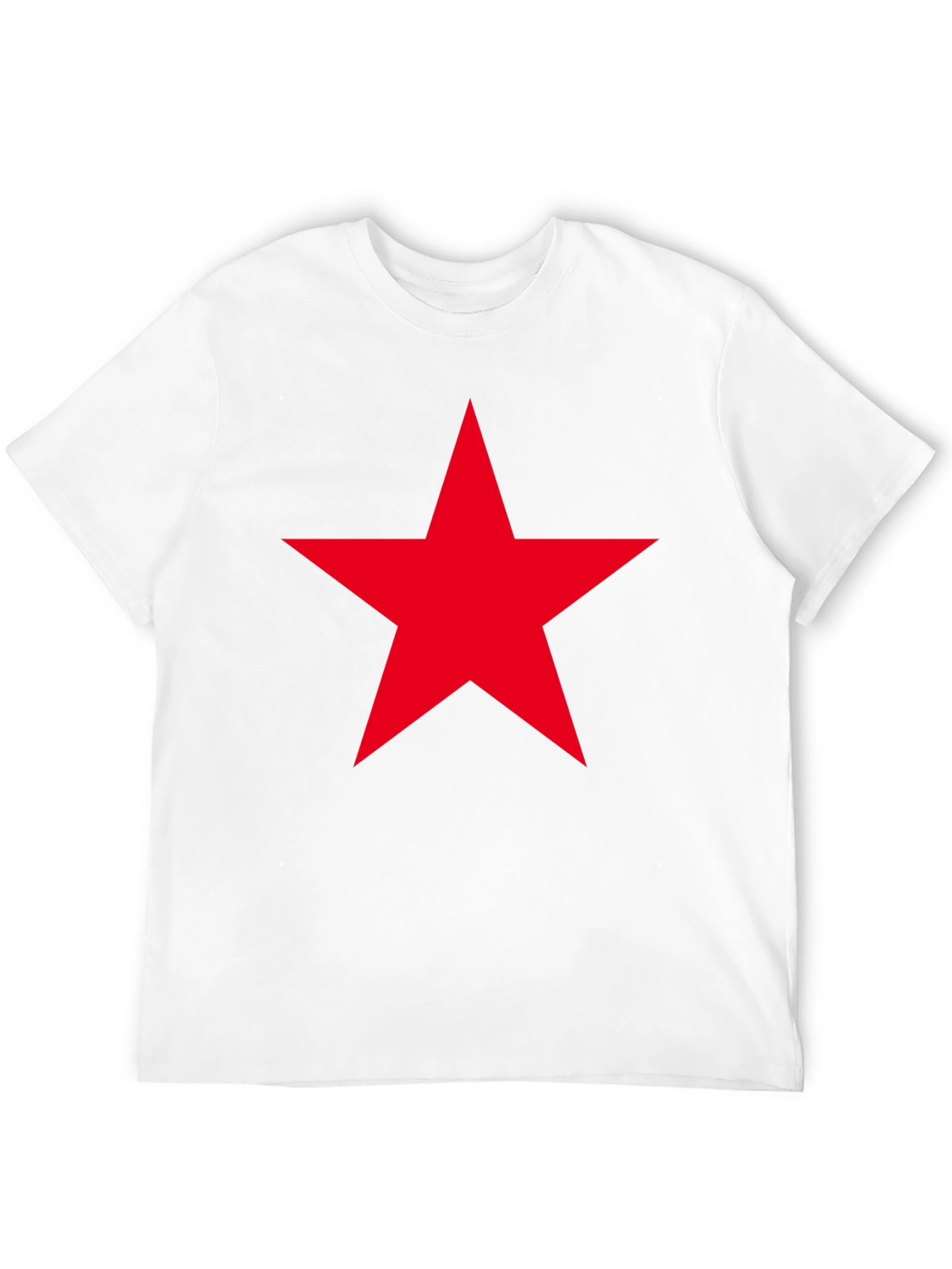 Red Star Graphic Black T-Shirt