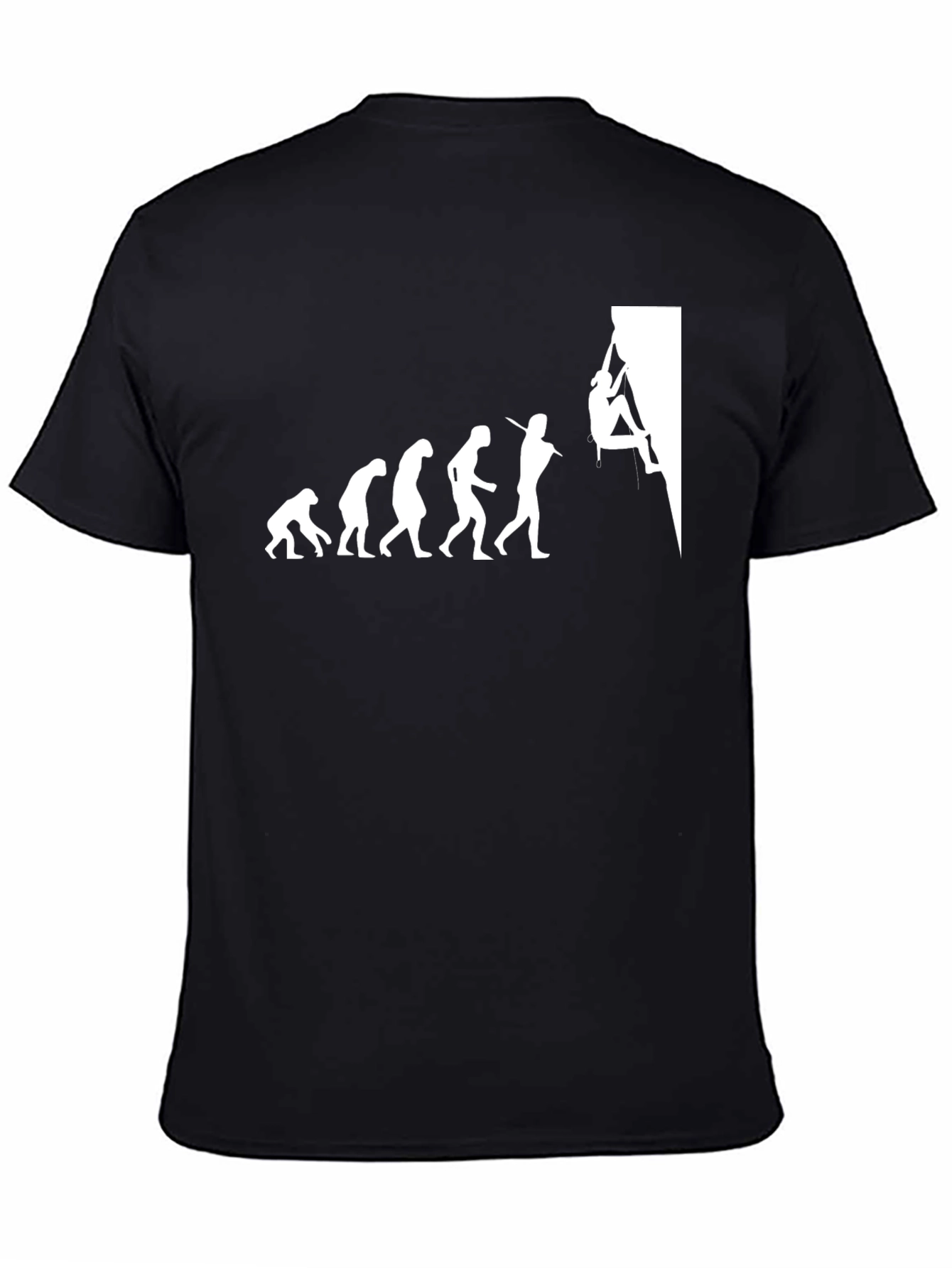 Climbing Evolution Graphic Tee - Black