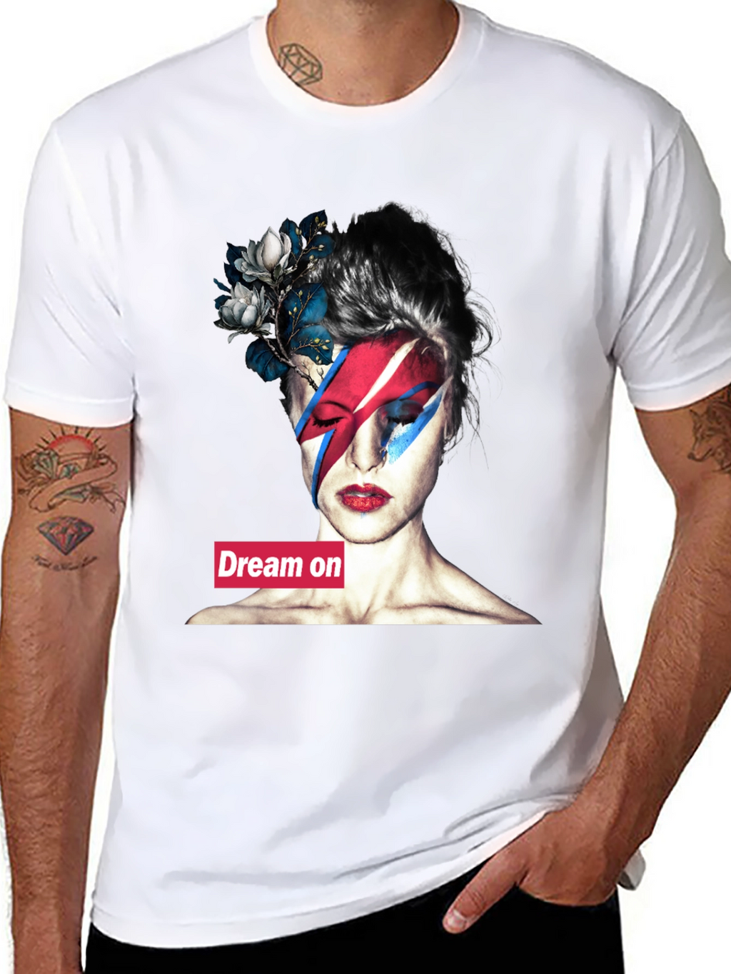 David Bowie Inspired Graphic T-Shirt