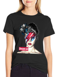 David Bowie Inspired Graphic T-Shirt
