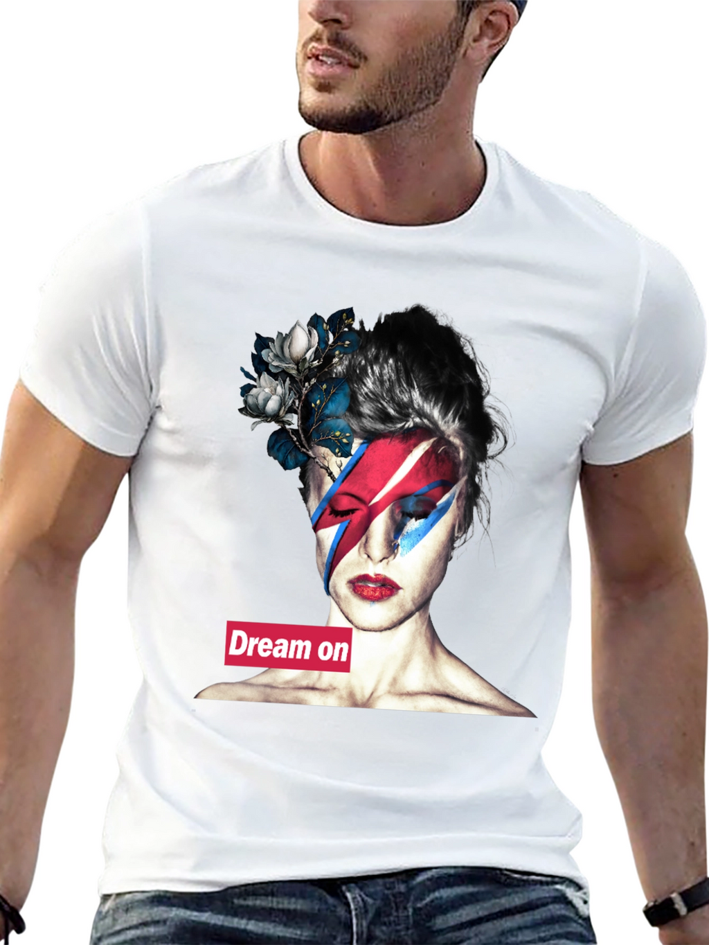 David Bowie Inspired Graphic T-Shirt