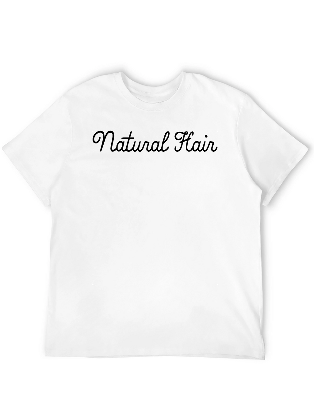 Natural Hair Crew Neck T-Shirt