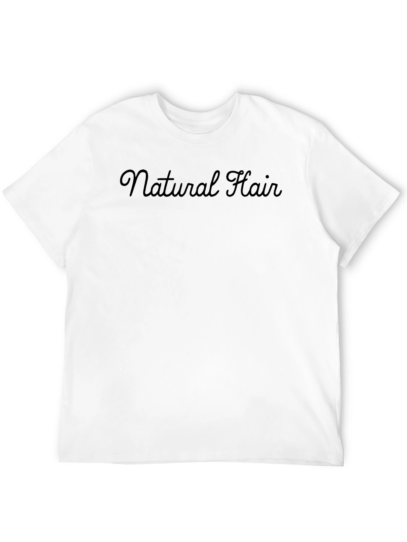 Natural Hair Crew Neck T-Shirt