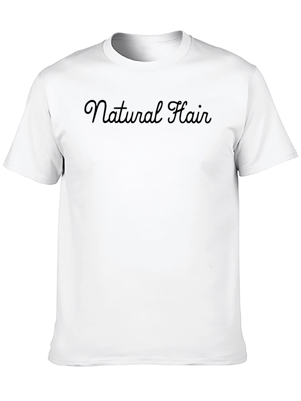 Natural Hair Crew Neck T-Shirt
