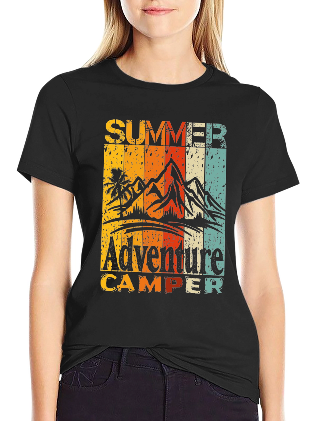 Summer Adventure Camper Graphic T-Shirt