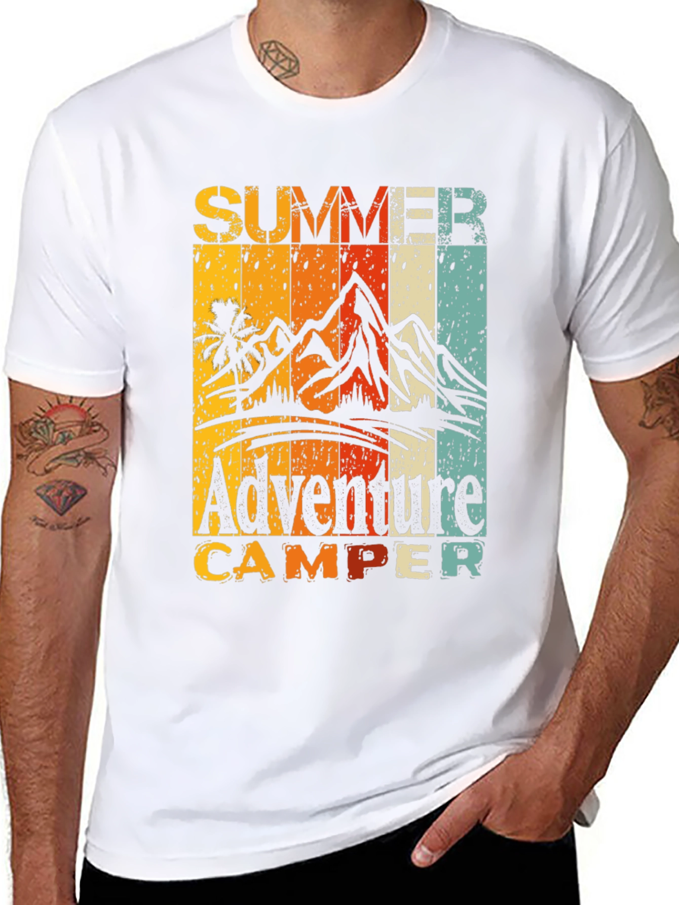 Summer Adventure Camper Graphic T-Shirt