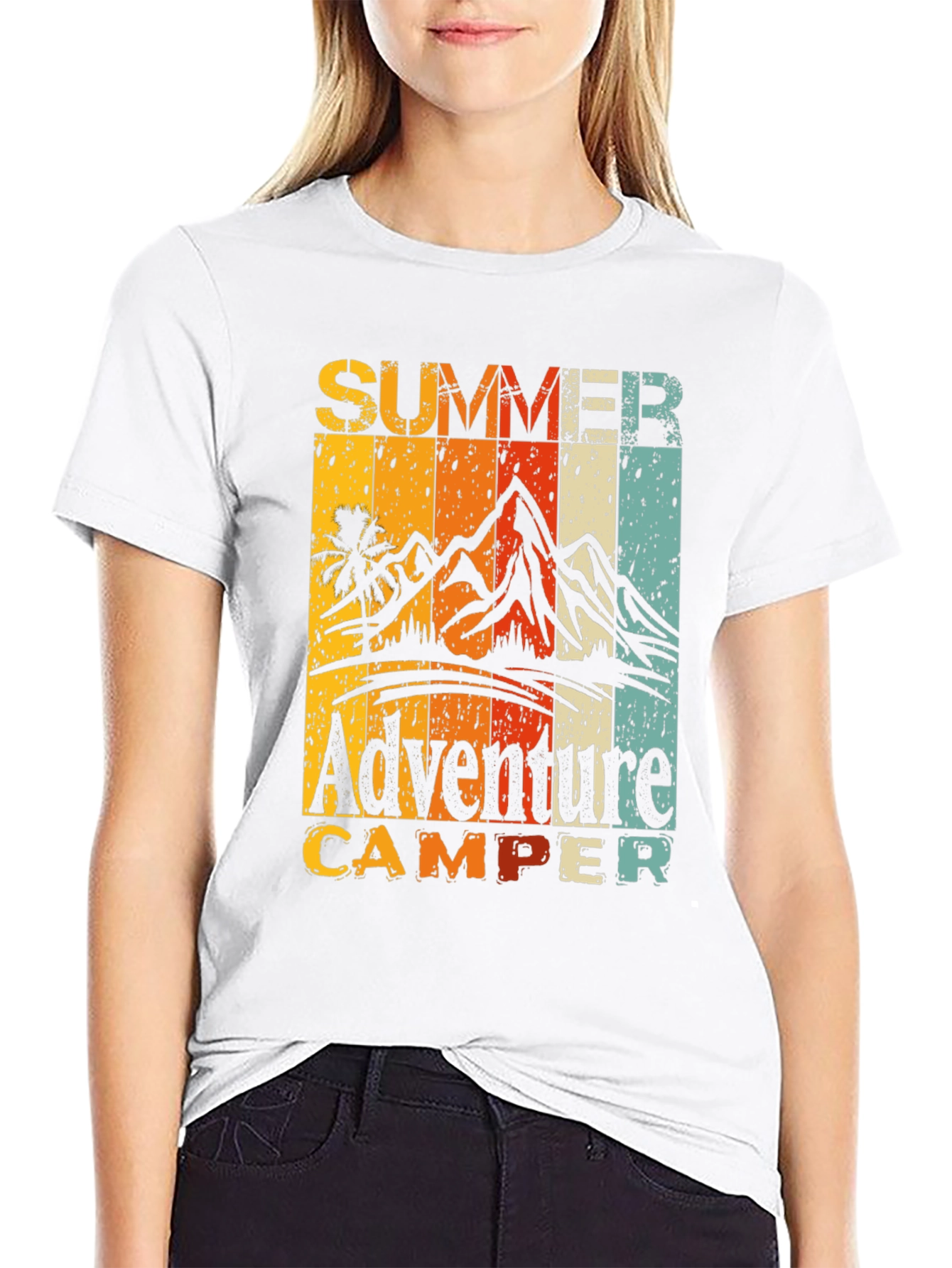 Summer Adventure Camper Graphic T-Shirt