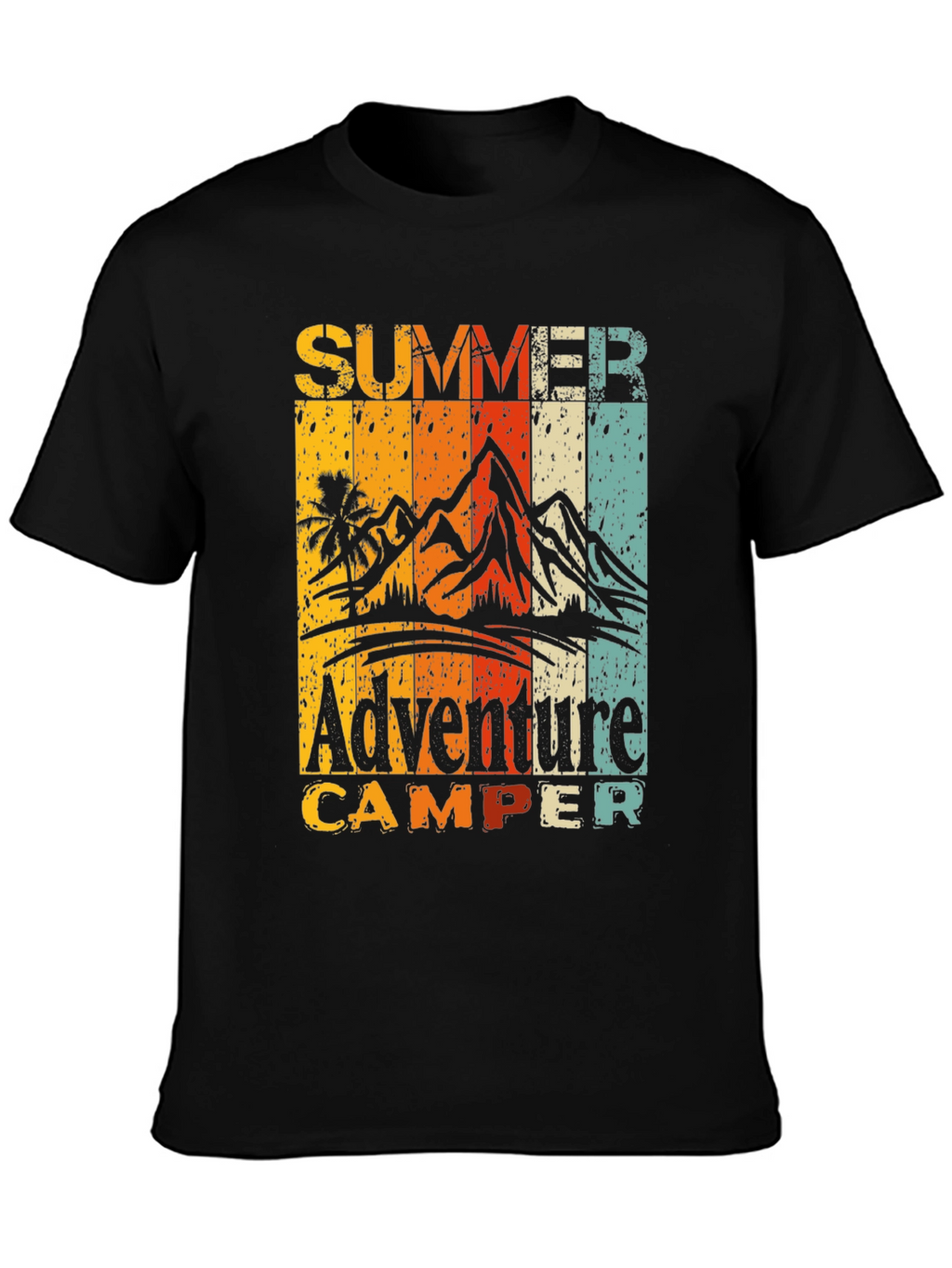 Summer Adventure Camper Graphic T-Shirt